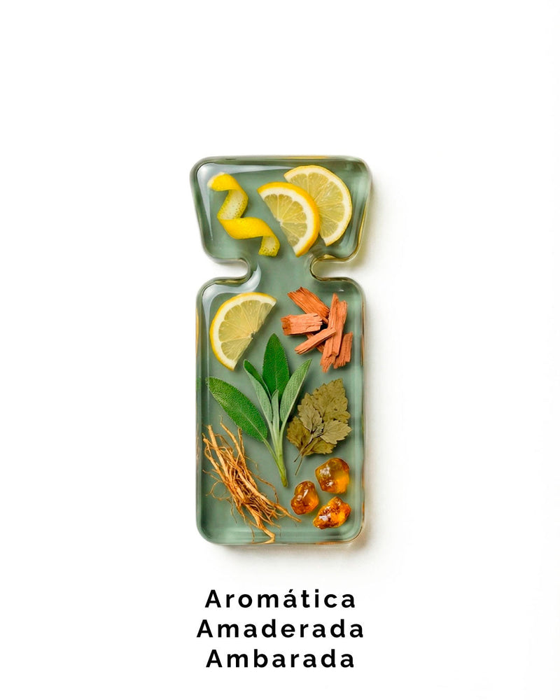 Aromática, amaderada y ambarada